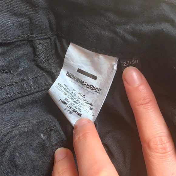 Black Dr Denim Jeans - Size 27 - Picture 4 of 4
